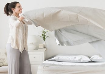 sử dụng và vệ sinh chăn ga gối đệm