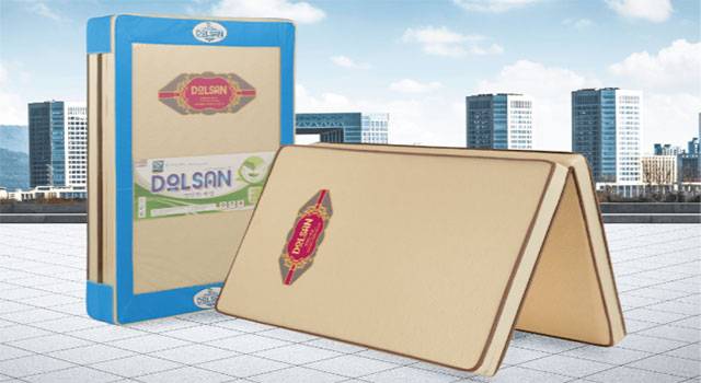 Đệm bông ép Kim Cương Dolsan 2 mảnh